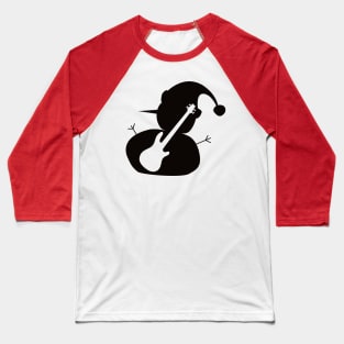 Bass snowman Baseball T-Shirt